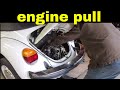 vw super beetle engine oil leak gets fixed.