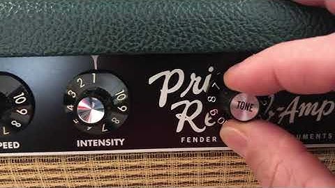 Fender Princeton Reverb: The Magic Tone Knob