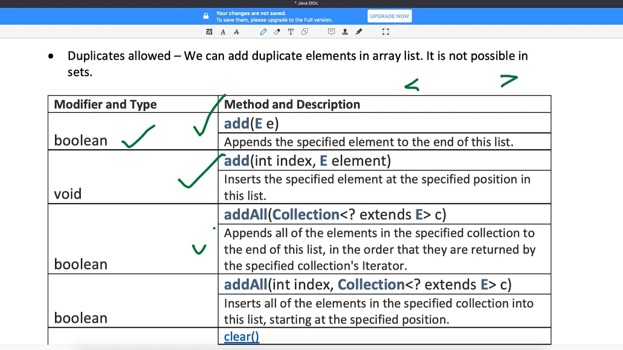 Types of Add Method in ArrayList Video-9 - YouTube