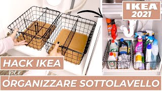 ORGANIZZARE LA CUCINA CON IKEA - Organizziamo il SOTTOLAVELLO + IKEA HACK