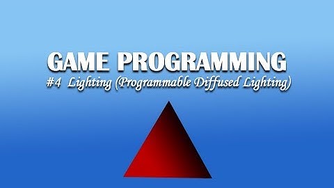 Programmable diffuse Lighting in Direct3D programming.