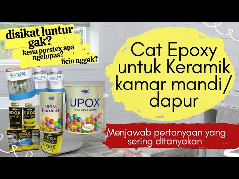 Video: Cat Epoksi: Cat Beton, Cat Keramik Epoksi Dua Komponen, Komposisi Ubin Kamar Mandi