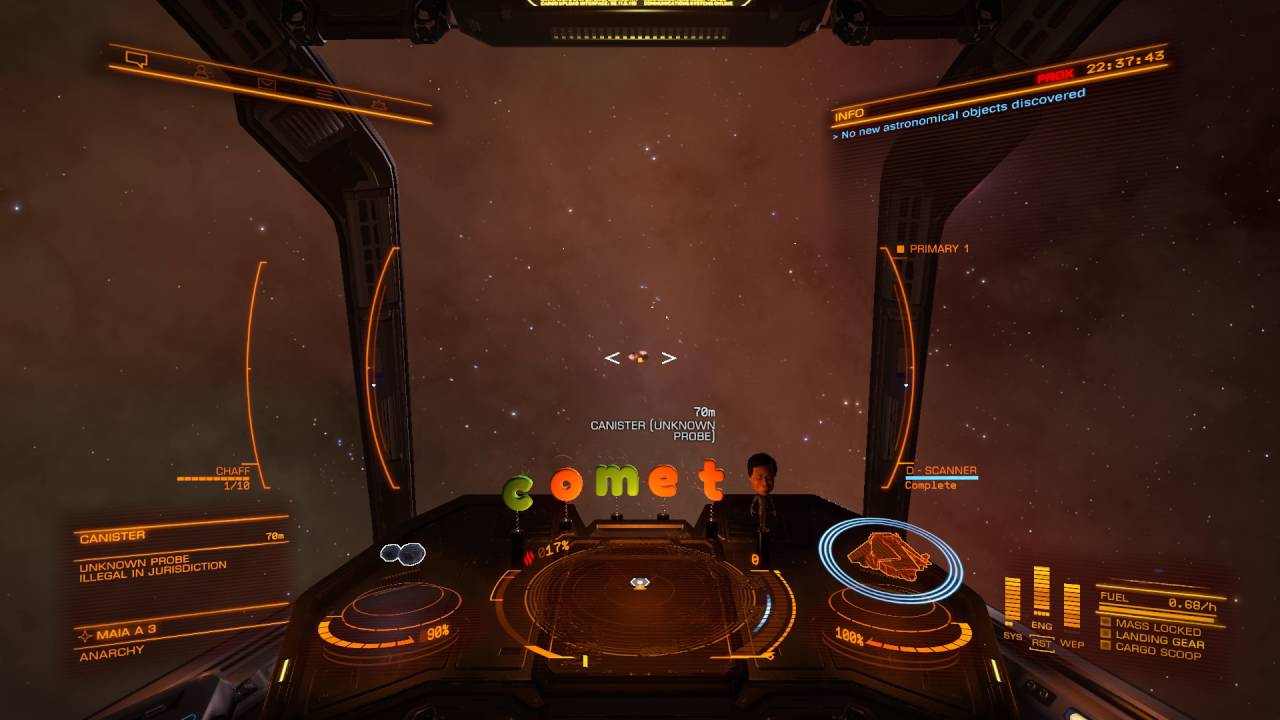 Elite Dangerous: Horizons - Unknown Probe's EMP after being scanned [HD