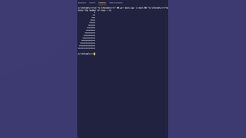 C++ program to print mirrored right triangle star pattern using class | PWOS #shorts