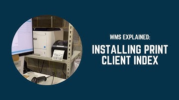 WMS Explained: Installing Print Client