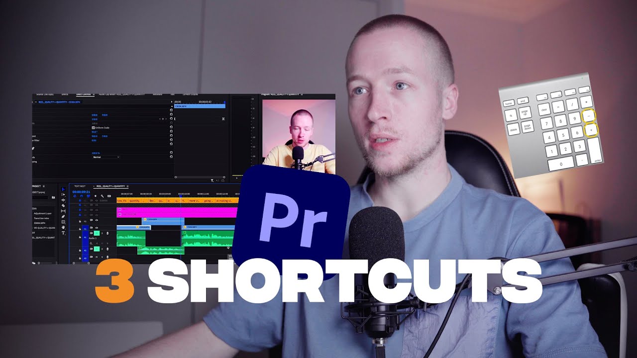 The BEST keyboard shortcuts in Adobe Premiere Pro - YouTube