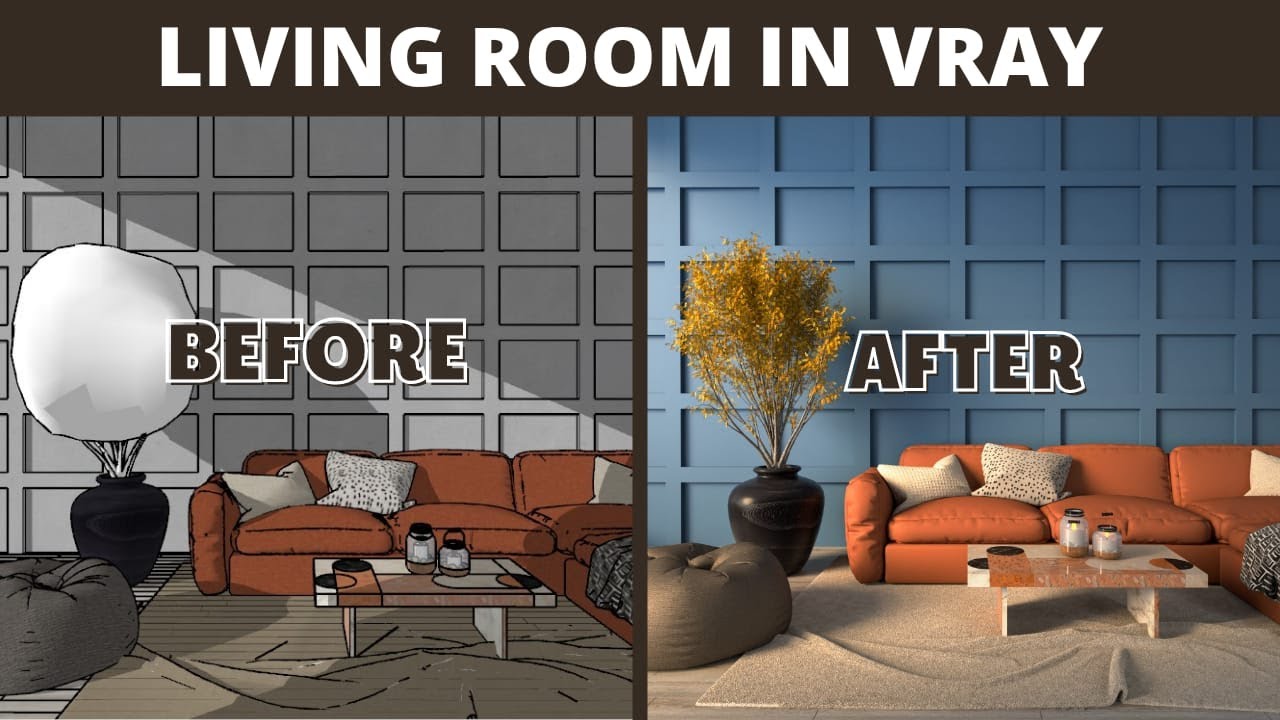 Vray 5 For Sketchup Realistic Interior Rendering Tutorial | sketchup ...