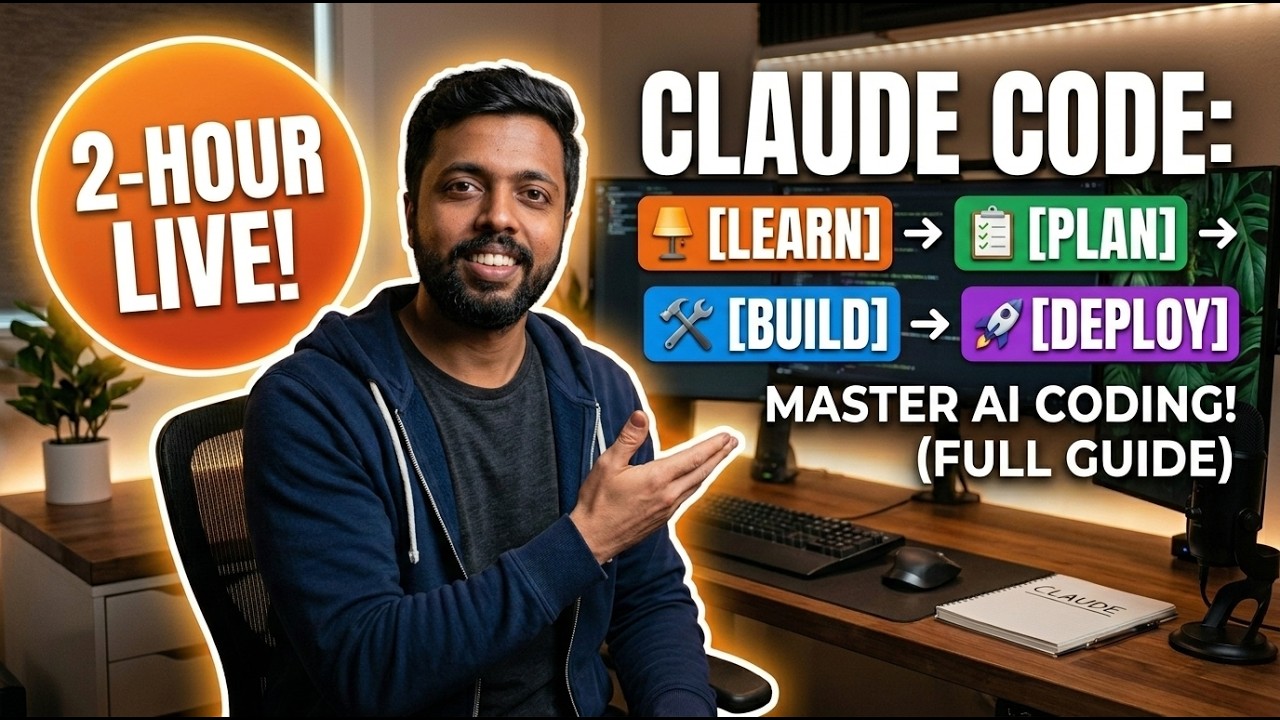Build with Claude Code Live Masterclass - YouTube