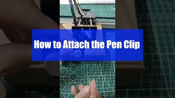 [iDraw 1.0 Video Guide Update] How to Attach the Pen Clip for iDraw Handwriting Machine