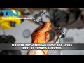 How to Replace Rear Sway Bar Link 2001-07 Toyota Sequoia