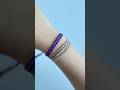 ハートのミサンガ❤︎❤︎ | Heart friendship bracelet tutorial #shorts #music