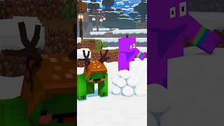 Minecraft Snowball Prank Gone Wrong! 😂❄️ #minecraft #shorts