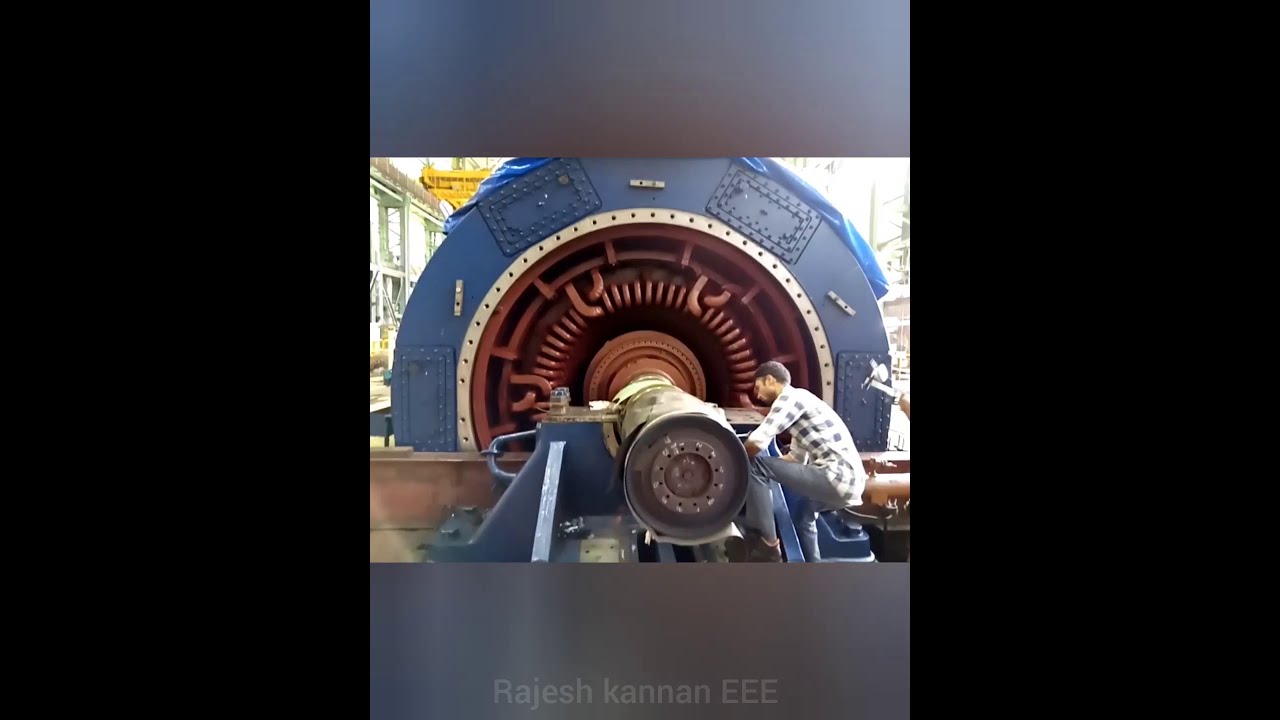 210 megawatt Generator Winding and Rotor Maintenance working