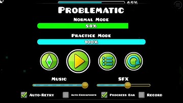 [EASY DEMON] | Problematic by: Dhafin | 100% COMPLETE 3 coins [LIVE] | Geometry Dash [2.11] TeiOm3da