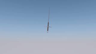 Demo-animation of  two-handed sword