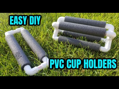 Easy PVC Cup Holder DIY 2 Different Styles 