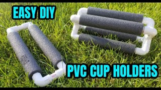 Easy PVC Cup Holder DIY 2 Different Styles
