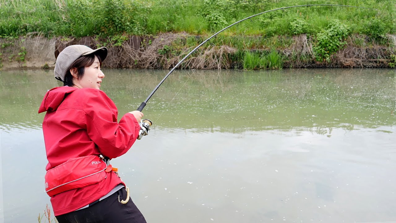 初めてのポイントは魚の巣窟、もちろん釣って食べる。