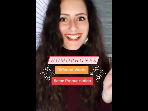 Video: Wat zijn enkele homofone woorden?