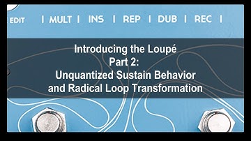 Introducing the Loupé, Part 2: Unquantized Sustain Behavior and Radical Loop Transformation