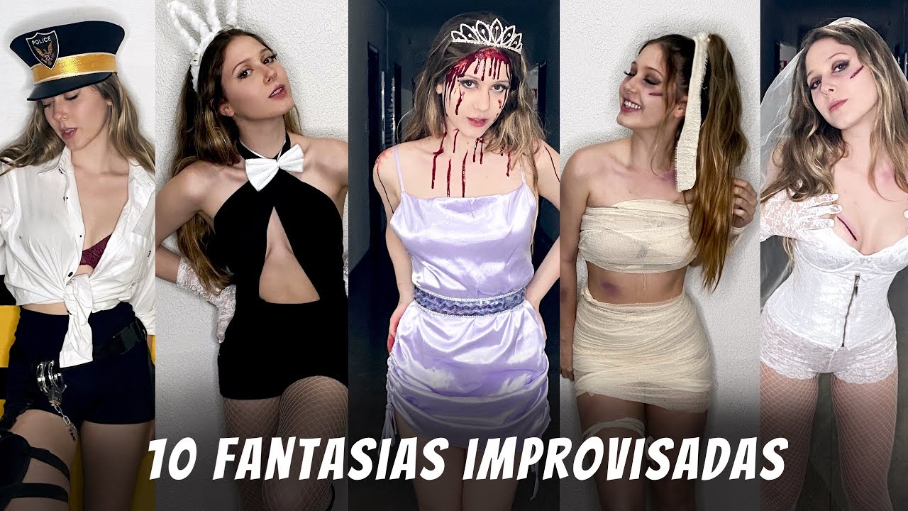 Fantasia halloween improvisada mumia