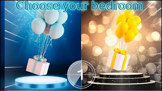 Choose your gift😍💝💙💛blue and yellow gift box challenge #pickonekickone #wouldyourather