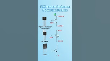 3 Semiconductors Explained in 1 Min#electroniccomponents #electronics #jeccapacitor #IGBT