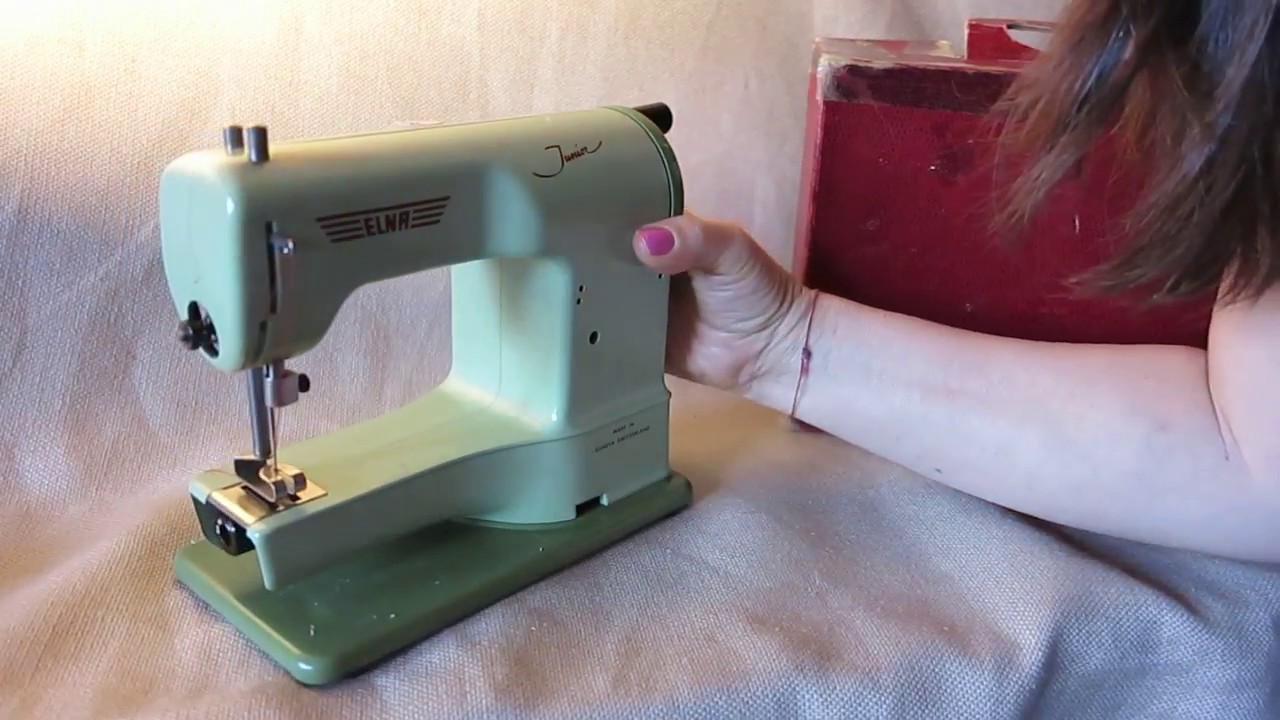ANTIQUE ELNA JUNIOR CIRCA 1950 IT SEWS PERFECT YouTube