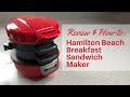 Review & How-to: Hamilton Beach Breakfast Sandwich Maker