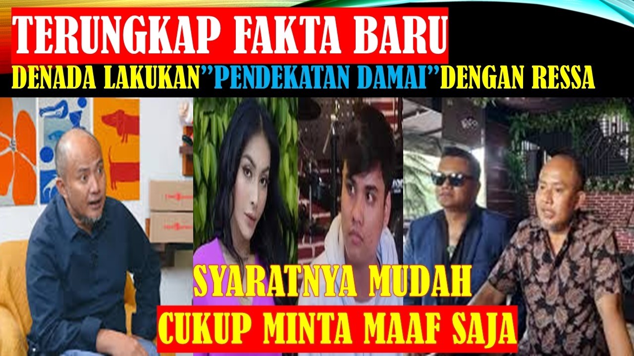 🔴FAKTA BARU❗❗❗MESKI TERLAMBAT PIHAK DENADA INGIN ADA UPAYA DAMAI❗❗❗ RONALD ARMADA BEBERKAN SEMUANYA