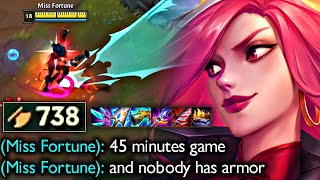 738 AD MISS FORTUNE vs. 0 ARMOR ENEMY TEAM...