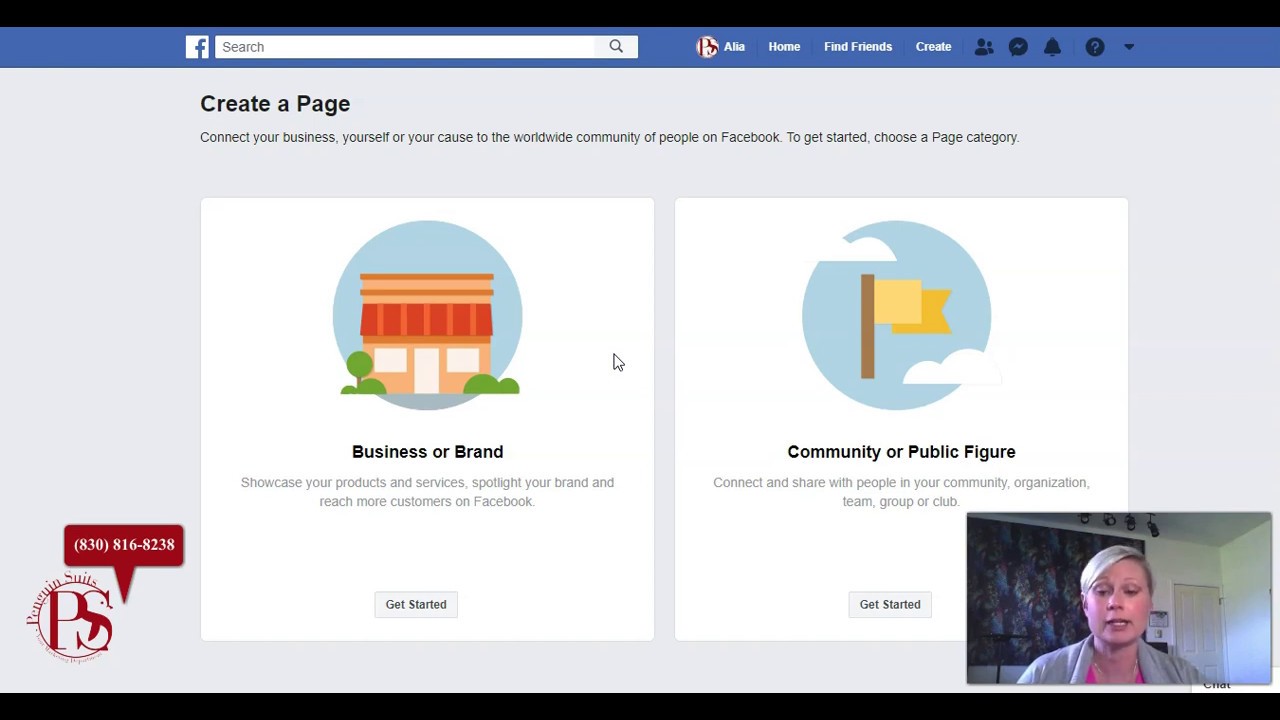 Tutorial How to set up a Facebook Page for your business YouTube