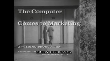 THE IBM MAINFRAME COMPUTER & MARKETING  1960s SALES DATA ANALYSIS FOR BUSINESS 59594 CF