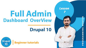 Drupal 10 Complete Admin Overview | programming Mentor | CMS | Urdu/Hindi