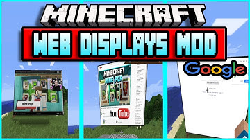 Web Display mod 1.12.2 Minecraft BROWSE THE INTERNET IN MINECRAFT Mod review and showcase