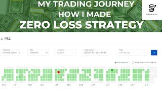 MY TRADING JOURNEY and How I made ZERO LOSS STRATEGY. Watch the video fully to comprehend my journey