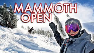 Huge Opening Week Snowboarding At Mammoth Mountain