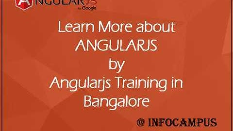Angularjs Training in Bangalore