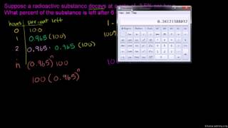 Word Problem Solving: Exponential Growth and Decay