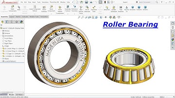 Roller Bearing in SolidWorks