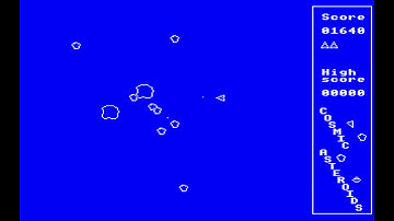 Cosmic Asteroids for the BBC Micro