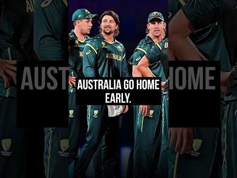 Were you suprised by Australia's early exit...?