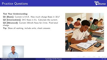 IGCSE Physics 36.1 | What is Electric Current?