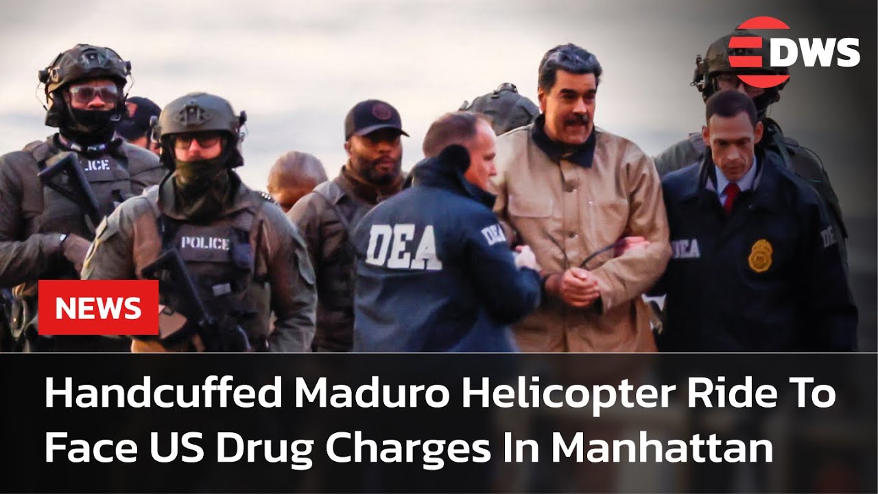 Nicolas Maduro And Wife Cilia Flores NYC Court Journey Amid Drug Charges | DWS News | AC1F