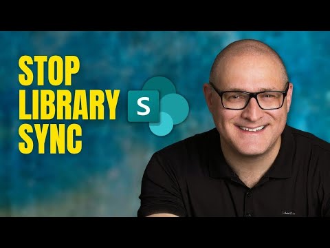 How to stop synchronization of a SharePoint Document Library