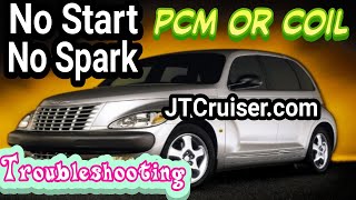 how to tell if your car computer bad pcm or coil. how to fix a no start misfire  pt cruiser no spark