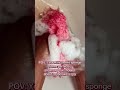 When that African net sponge forms just right 🧼😍 #africansponge #skincareroutine #skincare