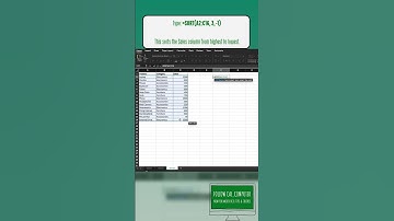✅ How to Use the SORT Function in Microsoft Excel to Organize Data