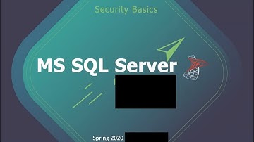 Tips For Securing MS SQL Server Feb 2020