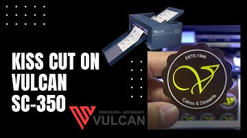 Vulcan SC-350 Kiss cut Demo Video / Halfcut / Any shape cutter Ashwin Enterprises / VulcanTech India